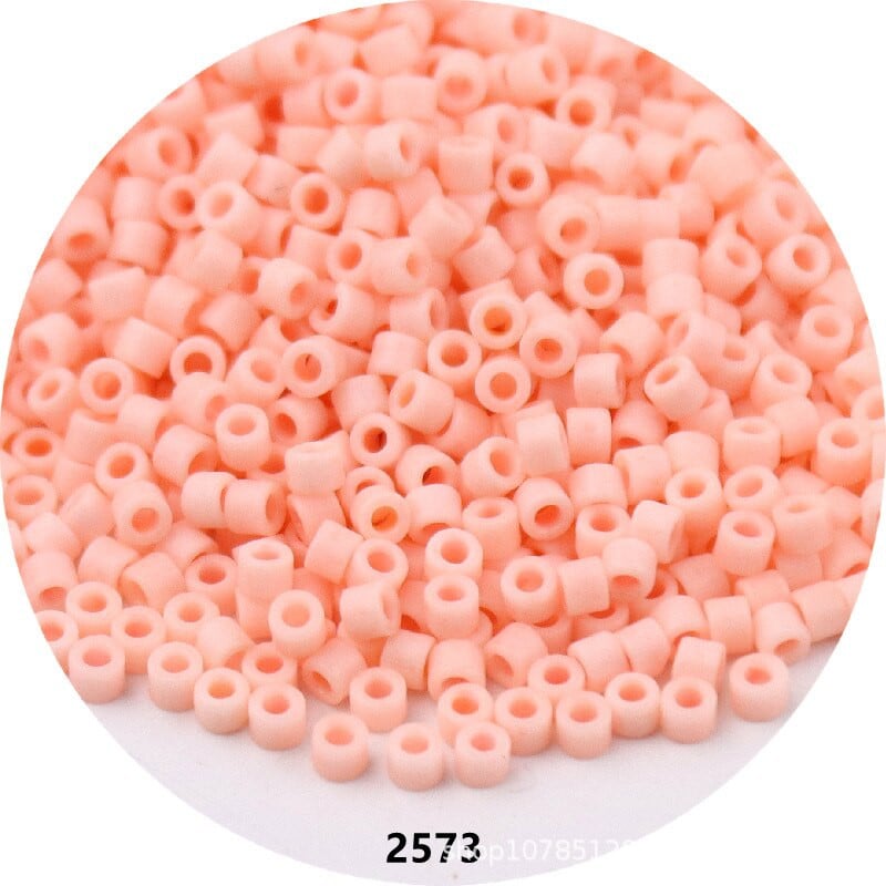 720 ks 2 mm Macaroon matné korálky Delica 10/0 japonské matné korálky na výrobu šperkov, francúzskej výšivky, odevných doplnkov