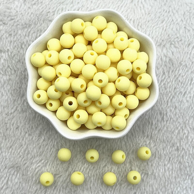 8mm 10mm στρογγυλές ακρυλικές ματ χάντρες Loose spacer beads for jewelry Making DIY Handmade Clothing αξεσουάρ