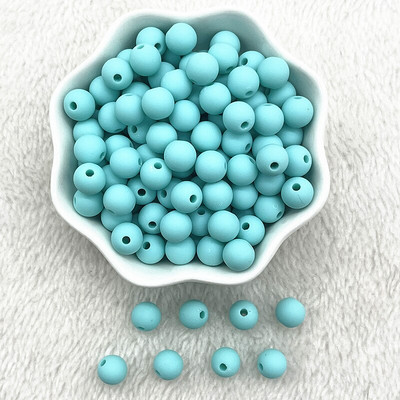 8mm 10mm στρογγυλές ακρυλικές ματ χάντρες Loose spacer beads for jewelry Making DIY Handmade Clothing αξεσουάρ