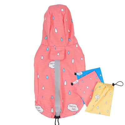 Îmbrăcăminte impermeabilă pentru animale de companie Pelernă de ploaie pentru câini Pomeranian Bichon Frise Pudel Schnauzer Haina pentru câini Haină Jachetă de ploaie Costum Yorkies