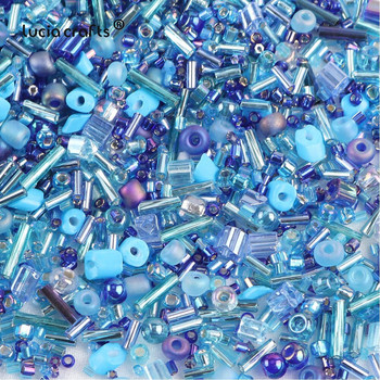 2-15mm 32 MixColor Style Glass Beads Charm Czech With Hole Glass Seed Beads DIY Βραχιόλι Χάντρες Αξεσουάρ κατασκευής κοσμημάτων E0333