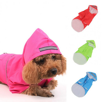 Практичен дъждобран за кучета с отвор за сцепление Нелепкав, устойчив на надраскване дъждобран за домашни любимци за открито