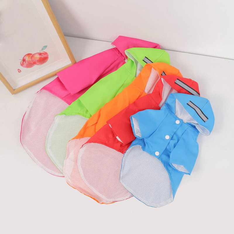 Praktiškas šunų lietpaltis „Traction Hole“ Nelipnus, įbrėžimams atsparus augintinio lietpaltis lauke