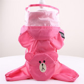 Haină de ploaie pentru câini, haine drăguțe pentru cățeluși, ocazional, haină de ploaie pentru pisici, jachetă impermeabilă, îmbrăcăminte de ploaie, glugă, îmbrăcăminte pentru animale de companie.