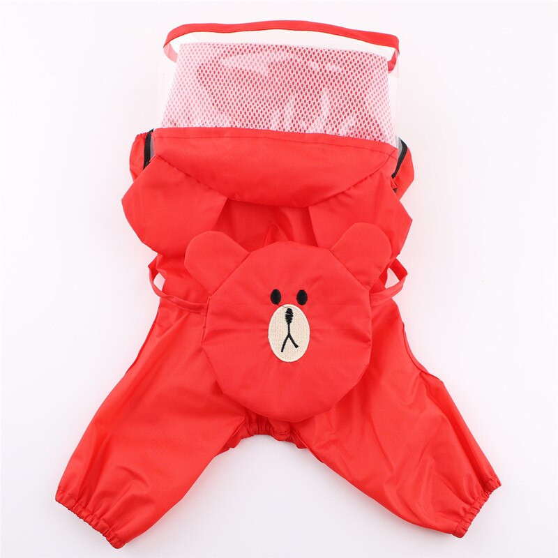 Haină de ploaie pentru câini, haine drăguțe pentru cățeluși, ocazional, haină de ploaie pentru pisici, jachetă impermeabilă, îmbrăcăminte de ploaie, glugă, îmbrăcăminte pentru animale de companie.