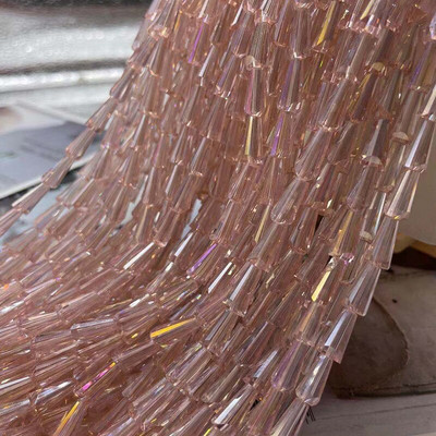 1 șir de mărgele de cristal austriac AAA de culoare 4x8mm 6x12mm Mărgele distanțiere din sticlă Pagoda libere pentru fabricarea de bijuterii brățări pandantive DIY