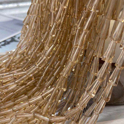 1 șir de mărgele de cristal austriac AAA de culoare 4x8mm 6x12mm Mărgele distanțiere din sticlă Pagoda libere pentru fabricarea de bijuterii brățări pandantive DIY