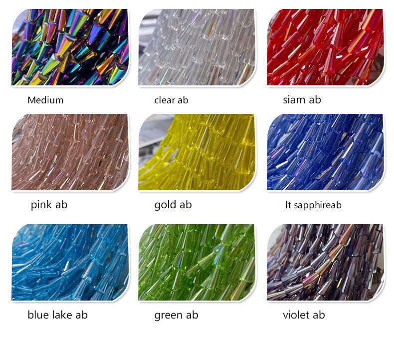 1 șir de mărgele de cristal austriac AAA de culoare 4x8mm 6x12mm Mărgele distanțiere din sticlă Pagoda libere pentru fabricarea de bijuterii brățări pandantive DIY