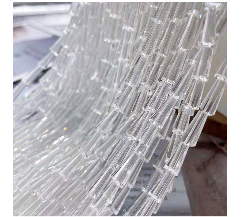 1 șir de mărgele de cristal austriac AAA de culoare 4x8mm 6x12mm Mărgele distanțiere din sticlă Pagoda libere pentru fabricarea de bijuterii brățări pandantive DIY