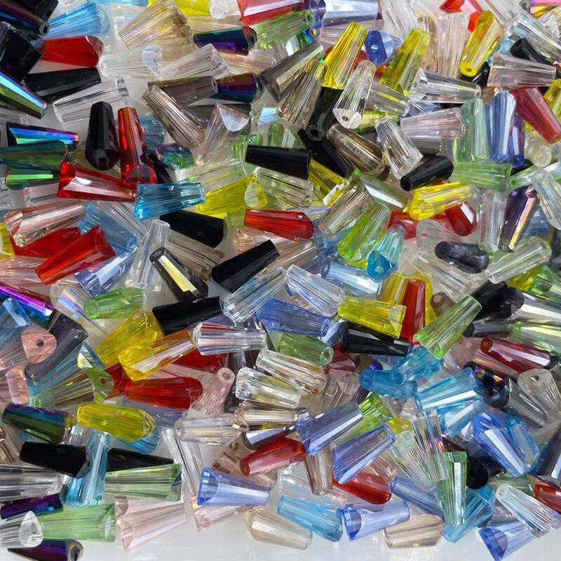 1 șir de mărgele de cristal austriac AAA de culoare 4x8mm 6x12mm Mărgele distanțiere din sticlă Pagoda libere pentru fabricarea de bijuterii brățări pandantive DIY