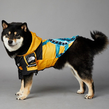 ΝΕΟ Αδιάβροχο αδιάβροχο σκυλιών για σκύλους Ρούχα Γαλλικό μπουλντόγκ Pug Fashion Big Dogs Ρούχα Αδιάβροχα Όμορφα κατοικίδια Μπουφάν μάρκας