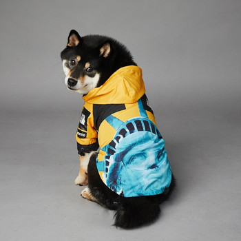 НОВ Водоустойчив кучешки дъждобран за кучета Дрехи Френски булдог Мопс Модни дрехи за големи кучета Дъждобрани Красиви якета на марката Pets