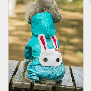 Nové módne roztomilé psí pršiplášť oblečenie pre malých psov kostým pre domáce zvieratá jar leto jeseň jednofarebné nepremokavé oblečenie pre psov