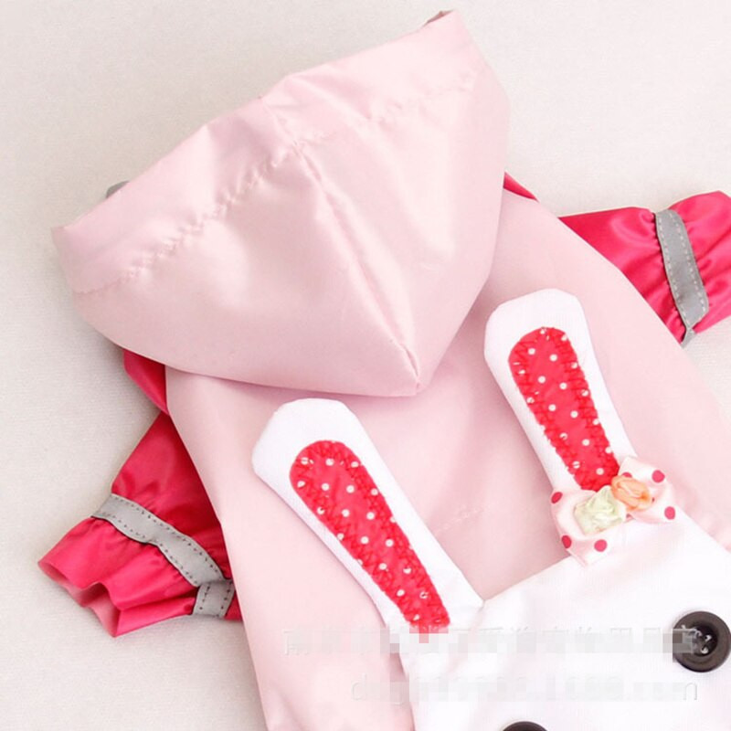 Nové módne roztomilé psí pršiplášť oblečenie pre malých psov kostým pre domáce zvieratá jar leto jeseň jednofarebné nepremokavé oblečenie pre psov