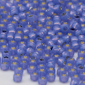 Taidian Janpan TOHO okrúhle sklenené korálky 8/0 3 mm fialové, strieborné, s mramorovou podšívkou, 20 farieb, gotický štýl, 5/10/20 gramov