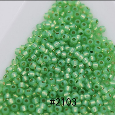 Taidian Janpan TOHO okrúhle sklenené korálky 8/0 3 mm fialové, strieborné, s mramorovou podšívkou, 20 farieb, gotický štýl, 5/10/20 gramov