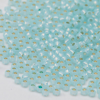 Taidian Janpan TOHO okrúhle sklenené korálky 8/0 3 mm fialové, strieborné, s mramorovou podšívkou, 20 farieb, gotický štýl, 5/10/20 gramov