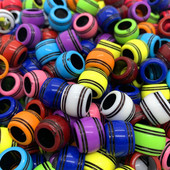 10 ks 16x12mm okrúhle akrylové korálky s veľkým otvorom na výrobu šperkov, náramkov, náhrdelníkov a doplnkov