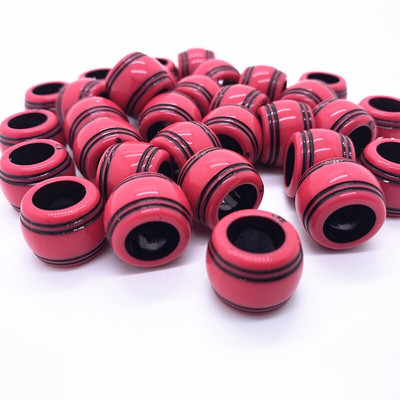 10 ks 16x12mm okrúhle akrylové korálky s veľkým otvorom na výrobu šperkov, náramkov, náhrdelníkov a doplnkov