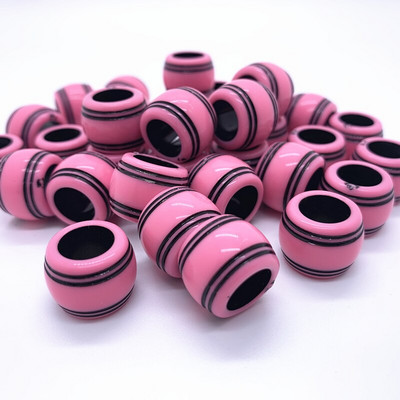 10 ks 16x12mm okrúhle akrylové korálky s veľkým otvorom na výrobu šperkov, náramkov, náhrdelníkov a doplnkov