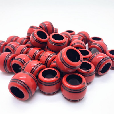 10 ks 16x12mm okrúhle akrylové korálky s veľkým otvorom na výrobu šperkov, náramkov, náhrdelníkov a doplnkov