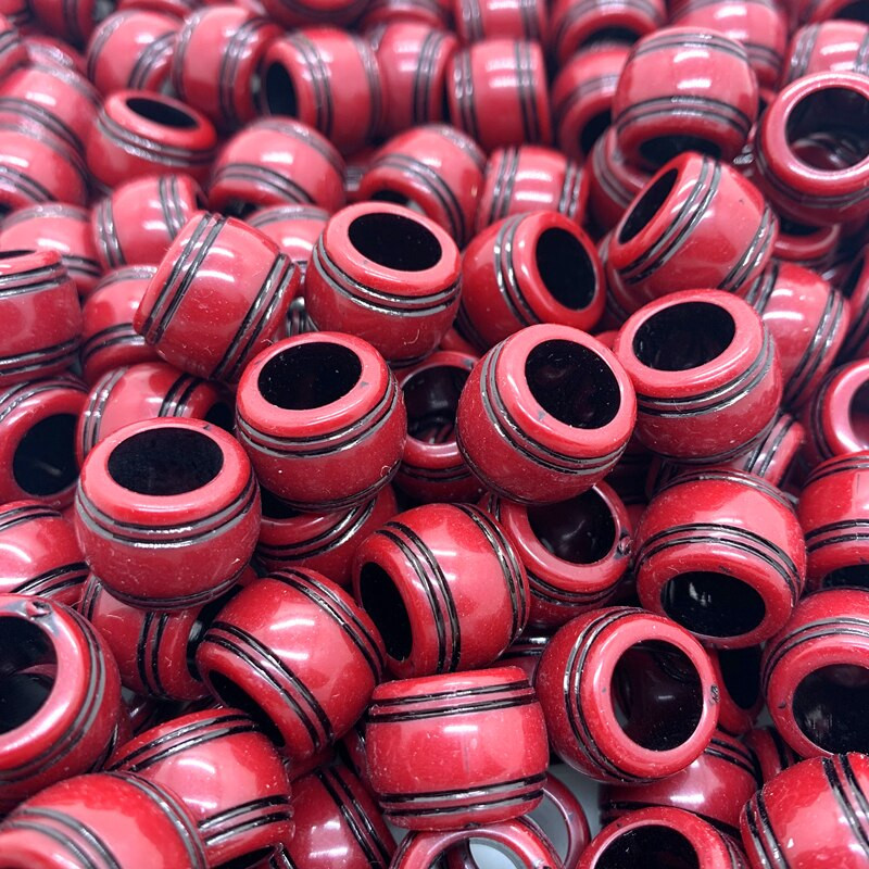 10 ks 16x12mm okrúhle akrylové korálky s veľkým otvorom na výrobu šperkov, náramkov, náhrdelníkov a doplnkov