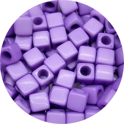 50 bucăți 7x7mm mărgele distanțiere acrilice în formă pătrată pentru realizarea de bijuterii, colier de brățări lucrate manual