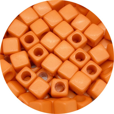 50 bucăți 7x7mm mărgele distanțiere acrilice în formă pătrată pentru realizarea de bijuterii, colier de brățări lucrate manual