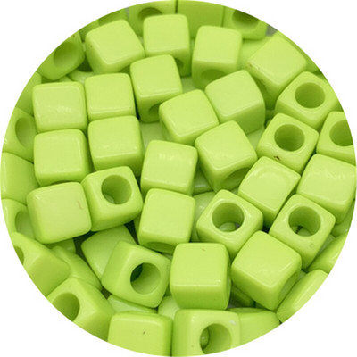 50 bucăți 7x7mm mărgele distanțiere acrilice în formă pătrată pentru realizarea de bijuterii, colier de brățări lucrate manual