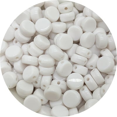 100 ks 7 mm oválne akrylové korálky, voľné dištančné korálky na výrobu šperkov, ručne vyrobený náramok, náhrdelník