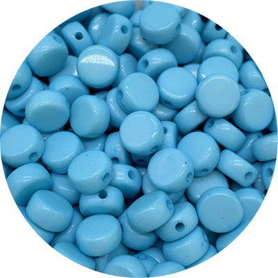 100 ks 7 mm oválne akrylové korálky, voľné dištančné korálky na výrobu šperkov, ručne vyrobený náramok, náhrdelník