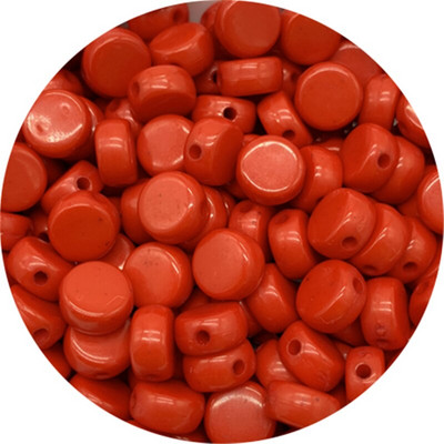 100 ks 7 mm oválne akrylové korálky, voľné dištančné korálky na výrobu šperkov, ručne vyrobený náramok, náhrdelník