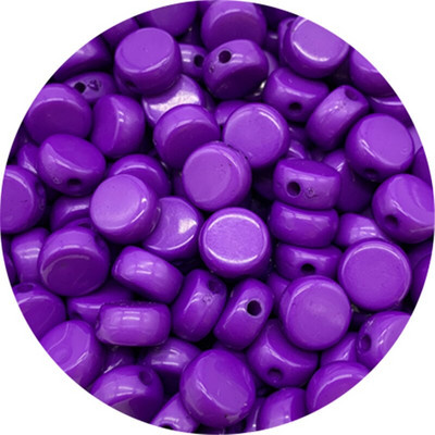 100 ks 7 mm oválne akrylové korálky, voľné dištančné korálky na výrobu šperkov, ručne vyrobený náramok, náhrdelník