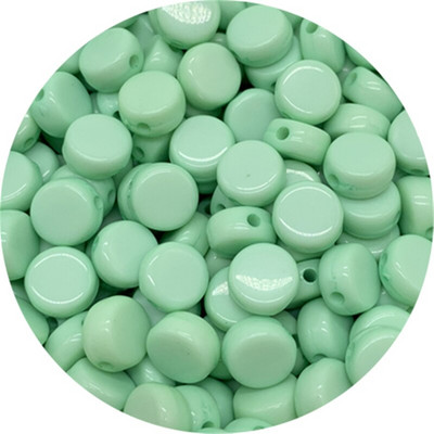 100 ks 7 mm oválne akrylové korálky, voľné dištančné korálky na výrobu šperkov, ručne vyrobený náramok, náhrdelník