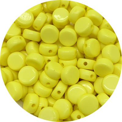 100 ks 7 mm oválne akrylové korálky, voľné dištančné korálky na výrobu šperkov, ručne vyrobený náramok, náhrdelník