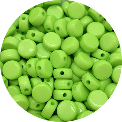 100 ks 7 mm oválne akrylové korálky, voľné dištančné korálky na výrobu šperkov, ručne vyrobený náramok, náhrdelník