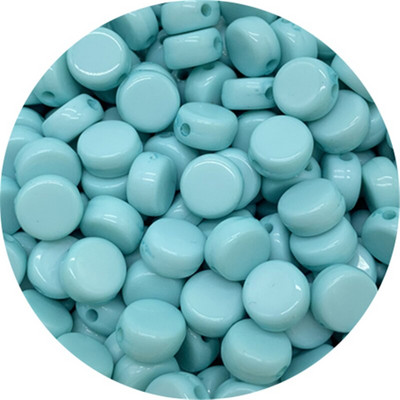 100 ks 7 mm oválne akrylové korálky, voľné dištančné korálky na výrobu šperkov, ručne vyrobený náramok, náhrdelník