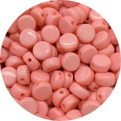 100 ks 7 mm oválne akrylové korálky, voľné dištančné korálky na výrobu šperkov, ručne vyrobený náramok, náhrdelník