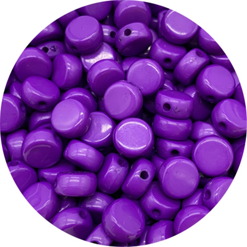 100 ks 7 mm oválne akrylové korálky, voľné dištančné korálky na výrobu šperkov, ručne vyrobený náramok, náhrdelník