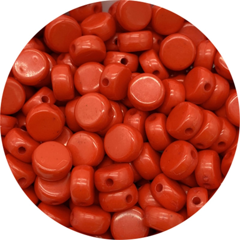 100 ks 7 mm oválne akrylové korálky, voľné dištančné korálky na výrobu šperkov, ručne vyrobený náramok, náhrdelník