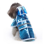 Priehľadný pršiplášť pre malé psy a mačky, reflexné nepremokavé oblečenie pre psov, domáce zvieratá, pevné nepremokavé bundy, kabáty a vrchné oblečenie