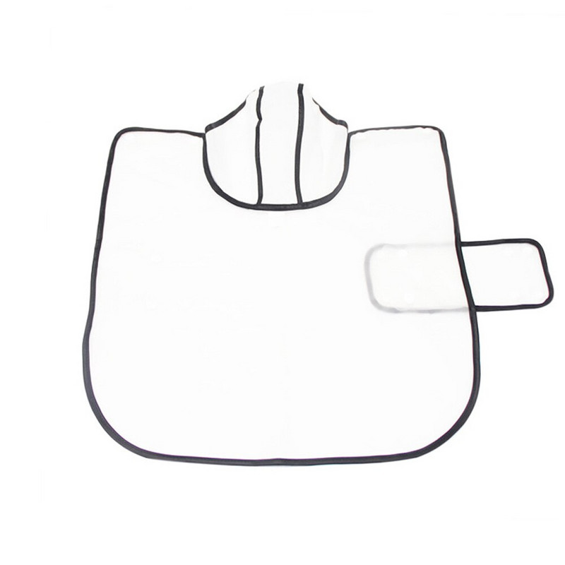 KoKoBin lemmikloomade läbipaistev vihmamantel väikese ja keskmise suurusega koerale veekindla kapuutsiga mitmes suuruses musta raamiga vihmamantel koerte tarvikud