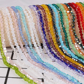 Mărgele de cristal de sticlă multicolore 3mm Mărgele de cristal cehe în vrac Mărgele fațetate pentru îmbrăcăminte DIY Material de cusut Mărgele de artizanat