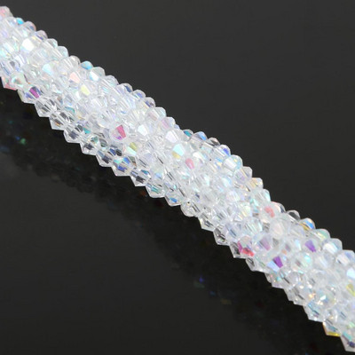 Mărgele de cristal de sticlă multicolore 3mm Mărgele de cristal cehe în vrac Mărgele fațetate pentru îmbrăcăminte DIY Material de cusut Mărgele de artizanat