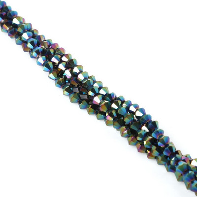 Mărgele de cristal de sticlă multicolore 3mm Mărgele de cristal cehe în vrac Mărgele fațetate pentru îmbrăcăminte DIY Material de cusut Mărgele de artizanat