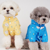 Pláštenka pre domáce zvieratá, vetruodolná bavlnená celoročná reflexná pršiplášťová bunda pre domáce zvieratá, potreby pre psov