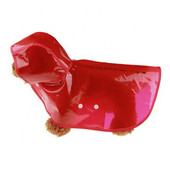 Naminio šuns katės lietpaltis Striukė nuo lietaus Neperšlampama permatomos sagos su gobtuvu Šunų drabužių striukė