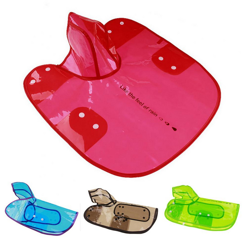 Naminio šuns katės lietpaltis Striukė nuo lietaus Neperšlampama permatomos sagos su gobtuvu Šunų drabužių striukė