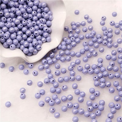 6 mm 8 mm 10 mm Symphony ABS okrúhle imitácie plastových perlových korálok s otvorom na výrobu šperkov, DIY odevov, ručne vyrábaných doplnkov