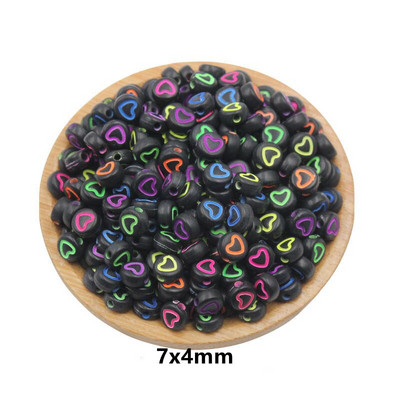 100 ks akrylových korálok, okrúhle ploché abecedné digitálne kocky, voľné dištančné korálky na ozdobné oblečenie, materiály na výrobu náramkov.